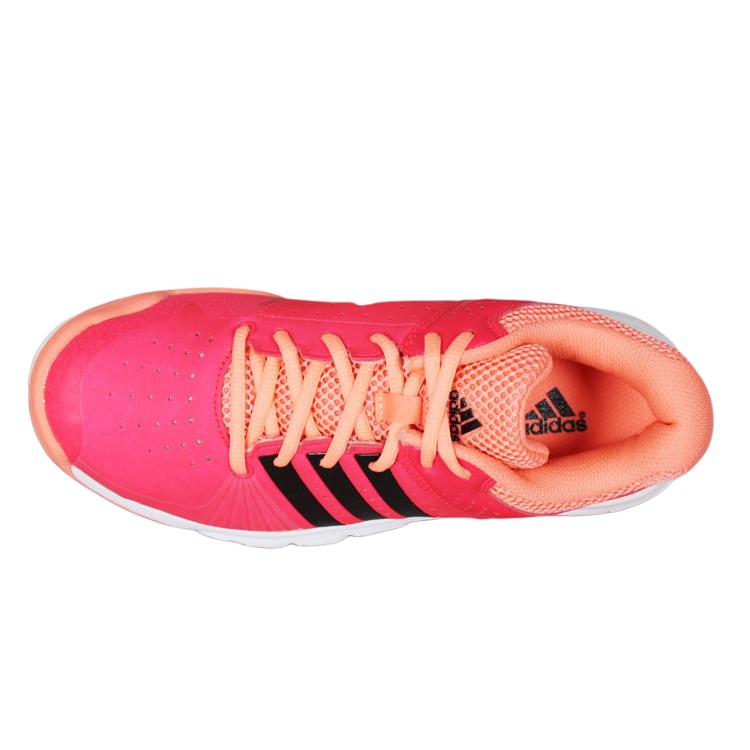Adidas Quick Force 5.1 Shock Absorption Non-Slip Durable Balance Impact Resistance Low-Top Badminton Shoes Women sneaker Red AF4898