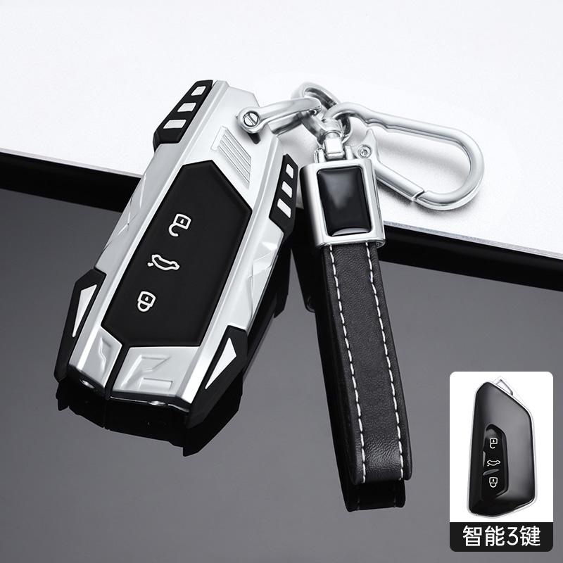 Car Key Case Cover For VW Volkswagen Golf 8 MK8 ID.3 ID.4 For Skoda Octavia A8 Seat Leon MK4 Cupra Formentor Tarraco Accessories