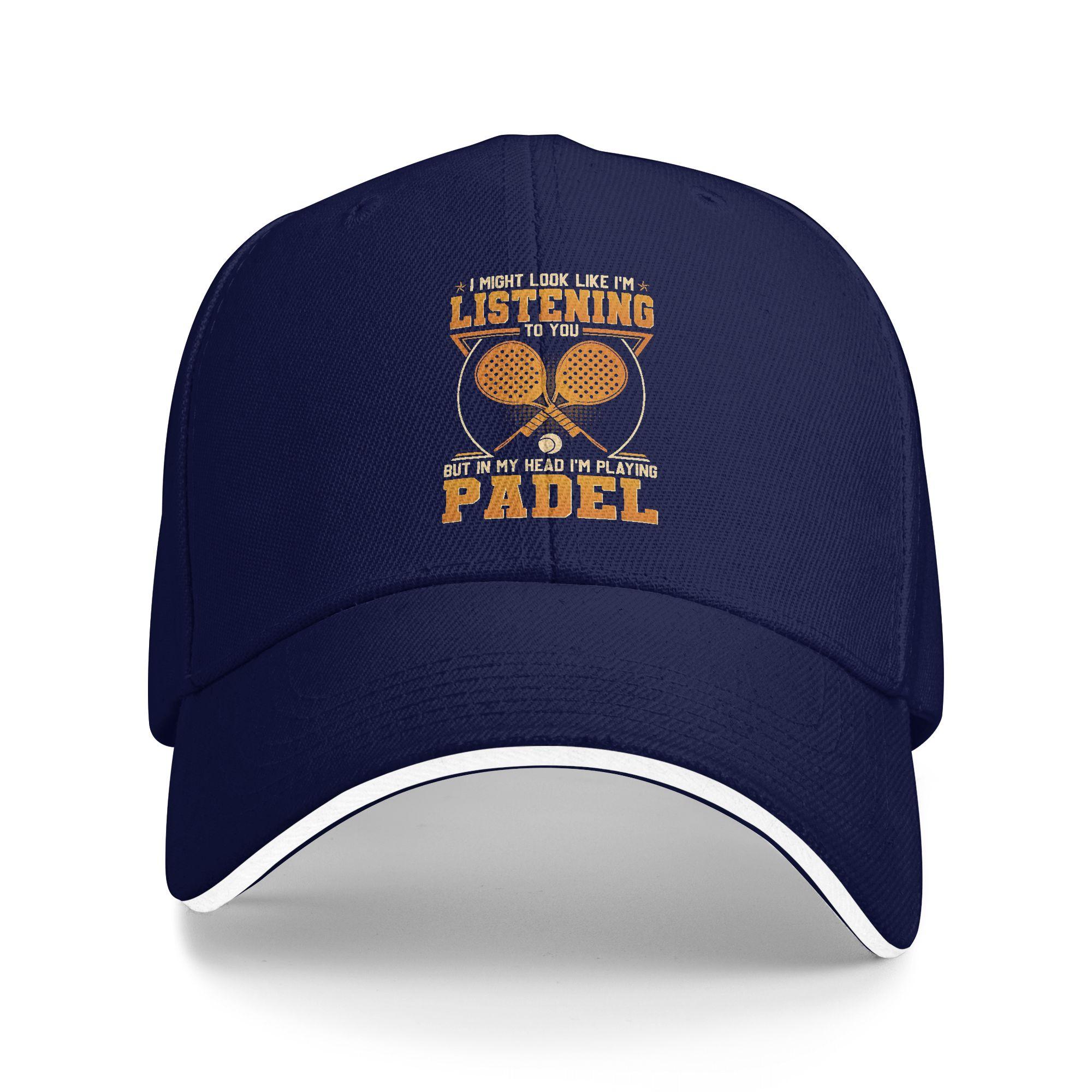 

Why I Lose At Padel Tennis Funny Excuses Sun Baseball Cap Summer Female Male Custom Hip Hop Hats unning Hippie Baseball Caps One Size темно-синього кольору