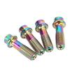 4Pcs Bike Brake Lever Fixed Screws M6x18mm Titanium Alloy Light Weight Bike Screws Mountain Bike Accessories Colorful