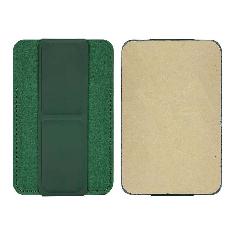 2 In 1 Phone Wallet Stick On Credit Adhesive Card Holder For Back Of Phone Case Pocket Card Slot Folding Kickstand Stand