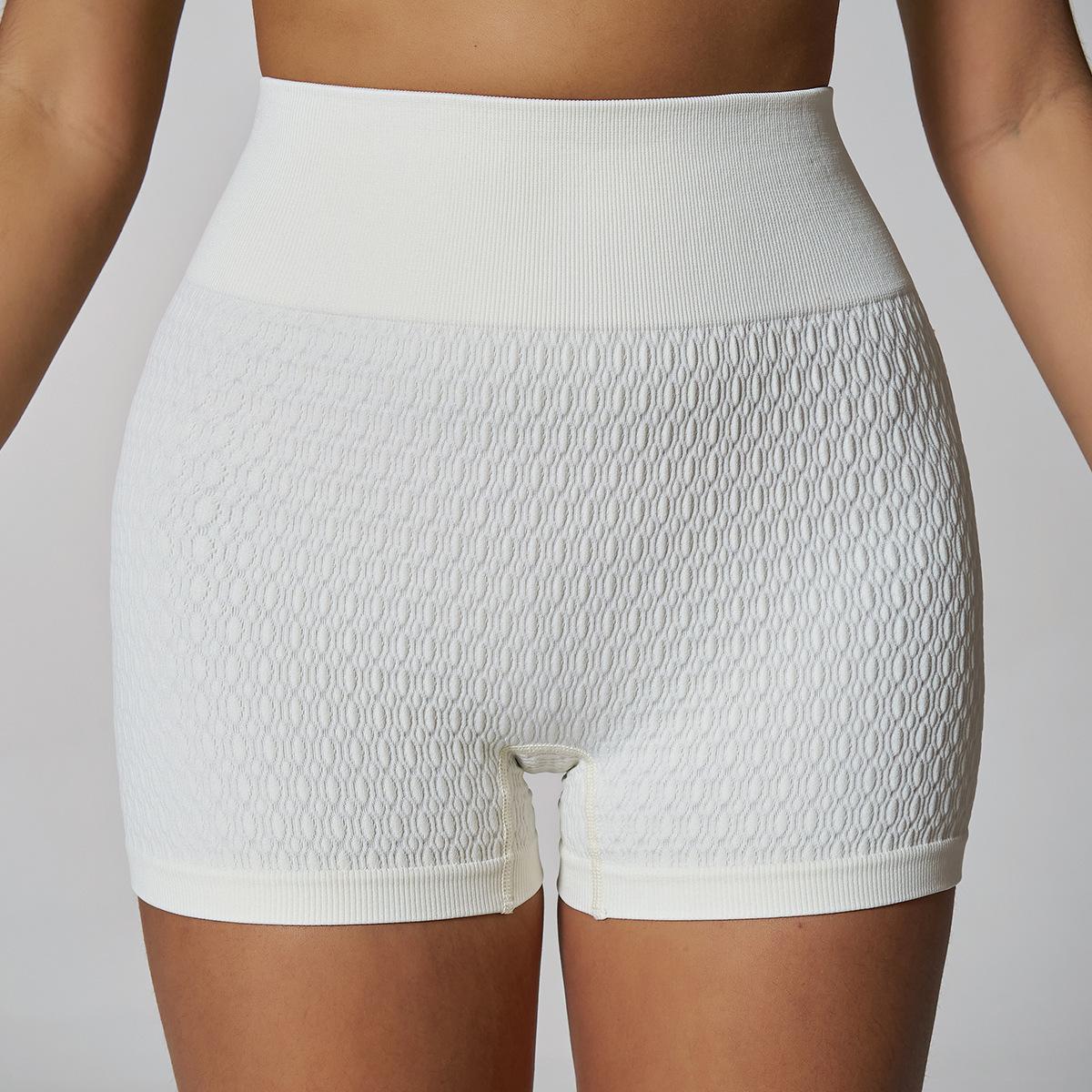 

Sports shorts [|] tight high waist yoga shorts peach hip elastic fitness XS