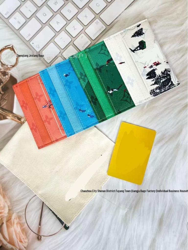 Barevný graffiti držitel karty - Prázdninová série Malá taška ve stylu INS