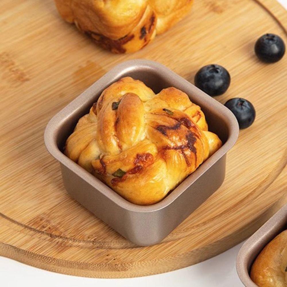 Quadratische Kuchenform 3 Stück/Set Küchenbackwerkzeuge Niedliche Mousse-Tasse Küche