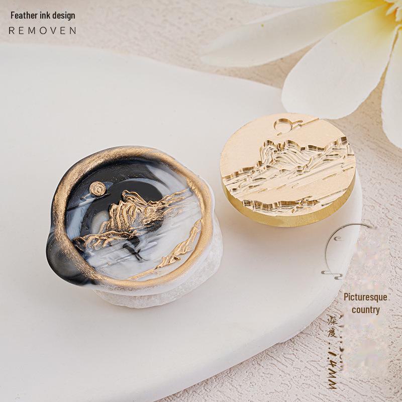 

Серия Guanhe, восковая печать, головка для украшения студенческой тетради