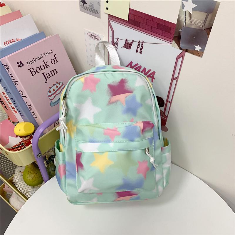 School Bag Women's Backpack Color Rainbow Backpack