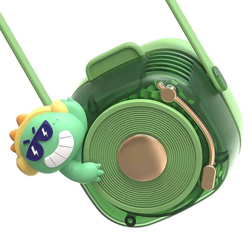 Neck Fan Bladeless USB Charging 3 Speeds Adjustable Wearable Portable Hanging Neck Fan for Outdoor