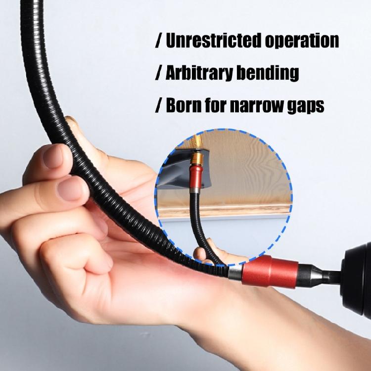 180 Degree Angled Drill Bit Extension Double Direction Hex Shanks Bit Holders Featuring Reinforced Locking Collar Design