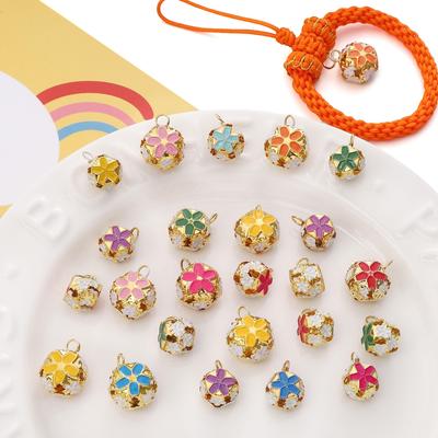 5-50Pcs Iron Colorful Bell For DIY Bracelet Necklace Keychain Accessories
