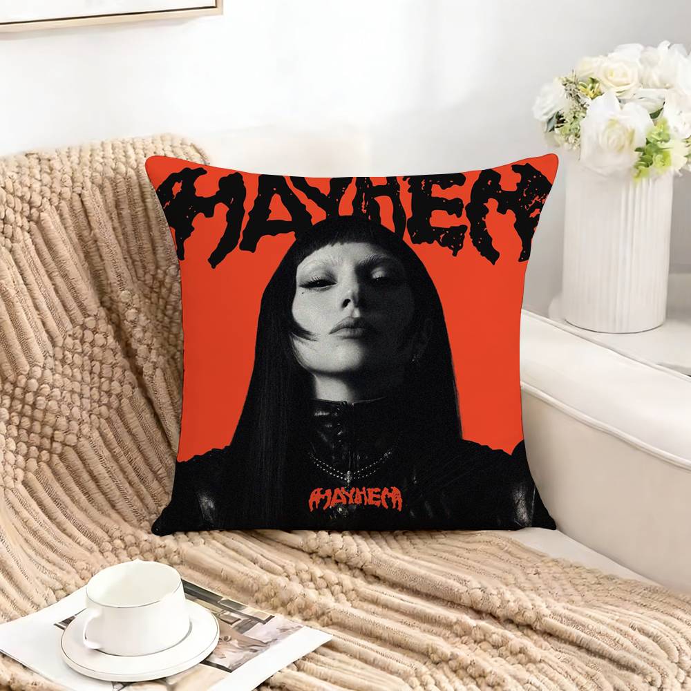 LLADY GGAGA MAYHEMes Pillow Case Square DoubleSided Sofa Cushion Cover Bedroom Bedside Pillow