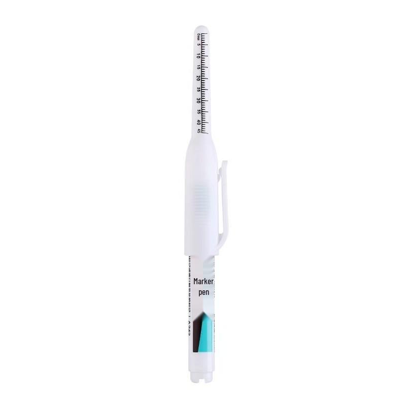 Refillable Waterproof Long-Tip 30MM Woodworking Marker Pen with Deep-Hole Non-Fading Ink
