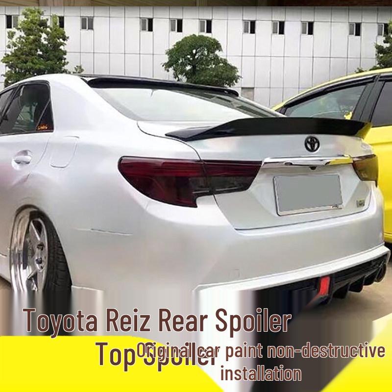 ABS Ducktail Spoiler for Toyota Reiz (2005-2017), tailored fit, no drilling needed.