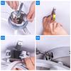 Trigeminal  Ceiling Lamp Wave Chandelier Novelty Modern LED Ceiling Lamp Bedroom Living Room Kitchen Ceiling Lamp