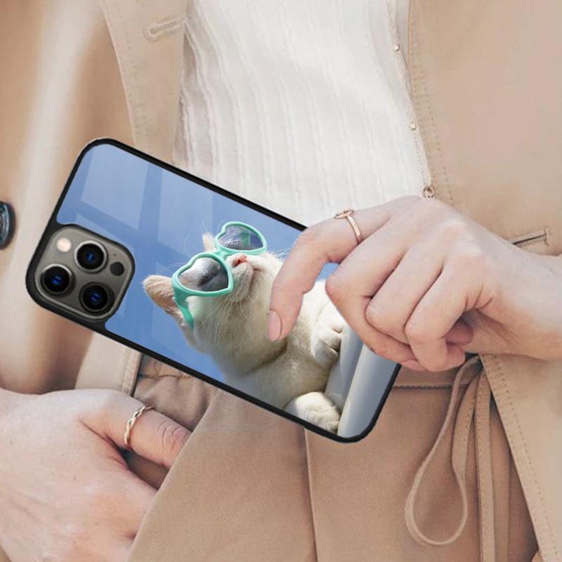 Cute and funny originality cat Magnetic Phone Case For APPLE iPhone 17 Air 16 14 13 12 Pro Max 15 Plus Wireless MagSafe Cover