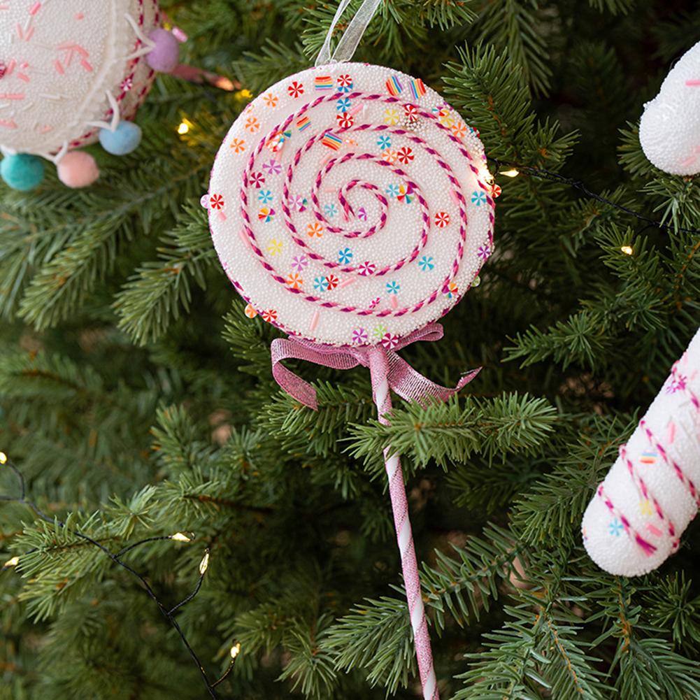 For Christmas Tree Pendant Hanging Ornament for Door and Tiered Tray Decoration Lightweight Foam Design for Holiday