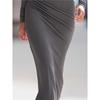2025 Europäisches & Amerikanisches Elegantes Sexy Enganliegendes Herbst/Winter Einteiler Kleid