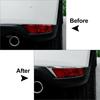2x ABS Chrome Rear Bumper Fog Light Lamp Cover Trim Fits Mazda CX-5 CX5 2017-21