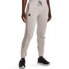 Under Armour Side Stripe Logo Vintage Drawstring Joggers Women Joggers Gray 1374109-592