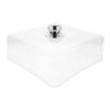 1Pcs Food Cover Premium Plastic Stainless Steel Handle Dust Proof Insect Resistant Reusable Cake Tray Cover for Kitchen