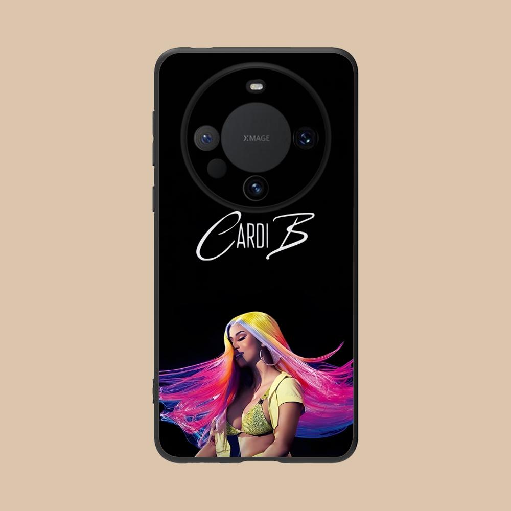 Cardi B Matte TPU Mobile Phone Case for Huawei Mate 60 50 40 30 20 10 Pro Plus Lite E 5G Colorful Printing Cover
