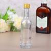 1 stk 50 ml hjemmeglass blyfri karaffel med deksel for brennevin Scotch liten vinflaske glass drikkeflaske bartilbehør