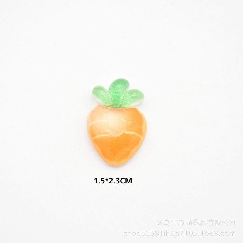 Colorful Crystal Faceted Fruit Pendant Diy Projects Cartoon Plastic Material
