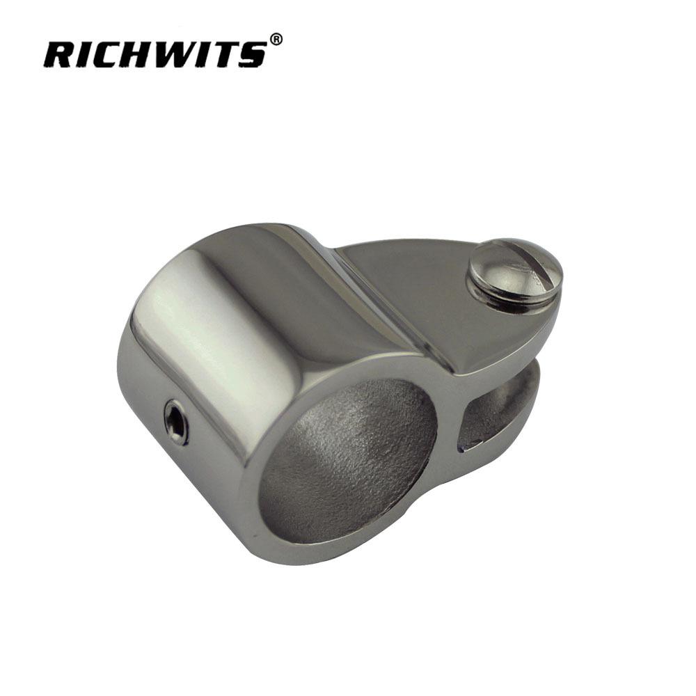 RICHWITS 316 Stainless Steel Marine Awning Slide Sleeve Bracket