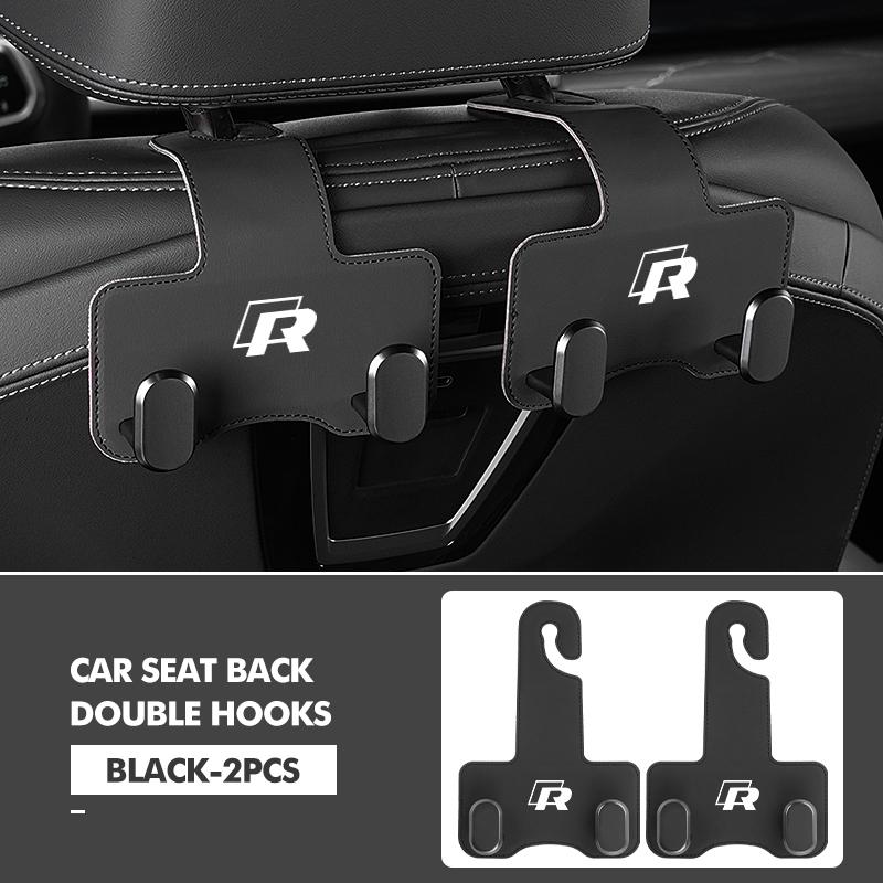 RSQ1 Valve Stems Caps Car Hooks Cable Key Self-Adhesive Dashboard Wall Hanging Hook For Volkswagen VW Golf Polo 4 5 6 Passat B5 B6 B7