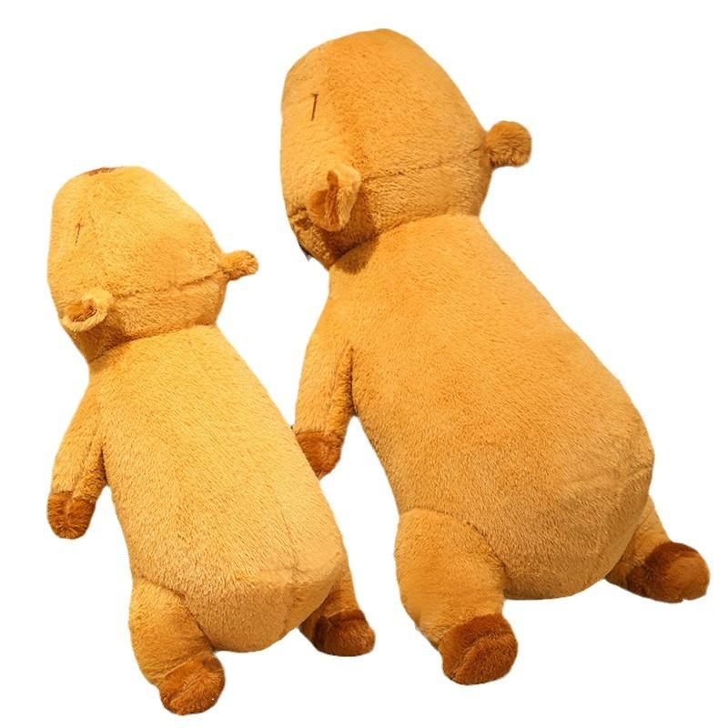 Internet Celebrity Creative Party Model Capybara Throw Pillow Queen Bed Sleeping Doll Girls Birthday Gift Party Model Soft Cute Doll