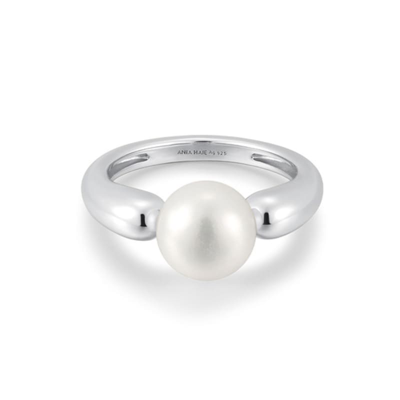 ANIA HAIE Natur-Süßwasserperle, 925er Silberring R058-07H