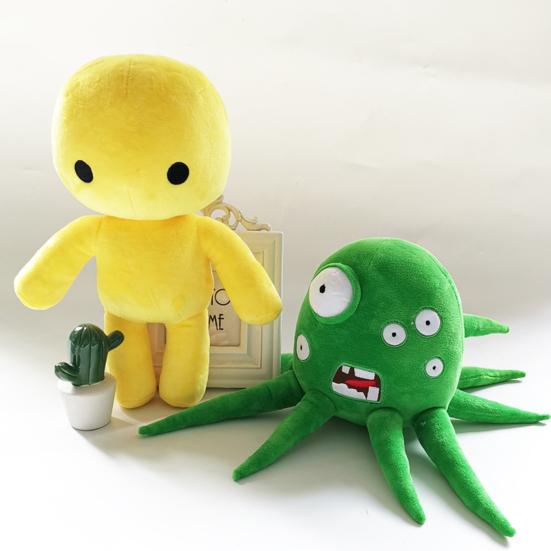 Wobbly Life Plush Toy Cartoon Octopus Character Stuffed Animal Soft PP Cotton Doll for Kids And Game Fans