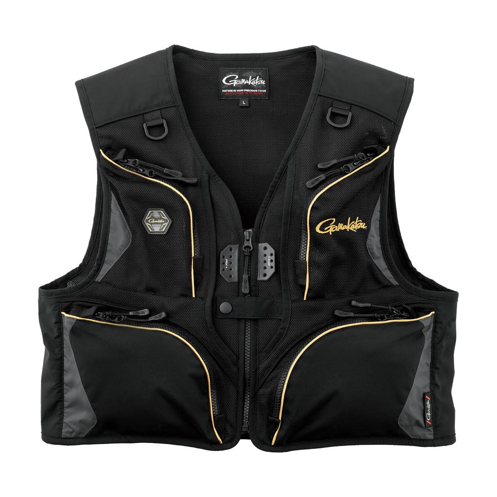 Gamakatsu All Mesh Size GM2333 Vest, Black, LL,