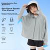 Ousen Children's Sun Protection Clothing, Boys And Girls Outdoor UPF50 UV Protection, Breathable Thin Skin Coat, Baby Ice Silk Sun Protection Garment