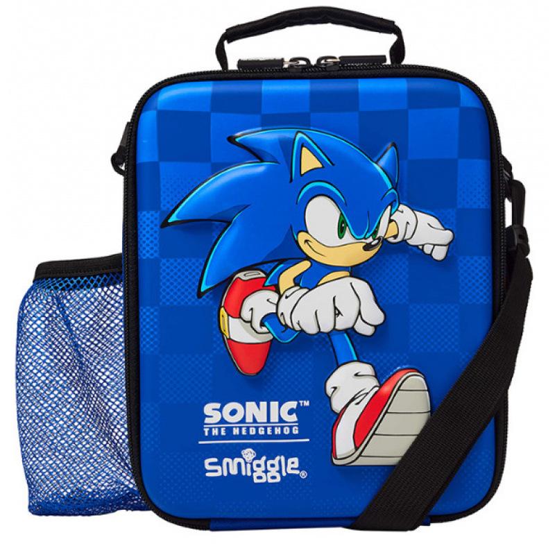 Smiggle Australia Sonic Cartoon Large Waterproof School Backpack for Kids