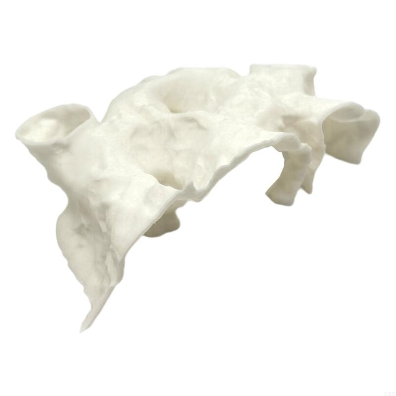 

Aquariums Hideaway Cave for Fish Shrimp Play Rest Shelter Nontoxic Fish Tanks Ornament Hiding Stone Landscaping Decors X3UC белый
