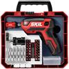 4V Rechargeable Cordless Screwdriver with 9 Bits, 1 Bit Holder, and USB Charging Cable - SD561801