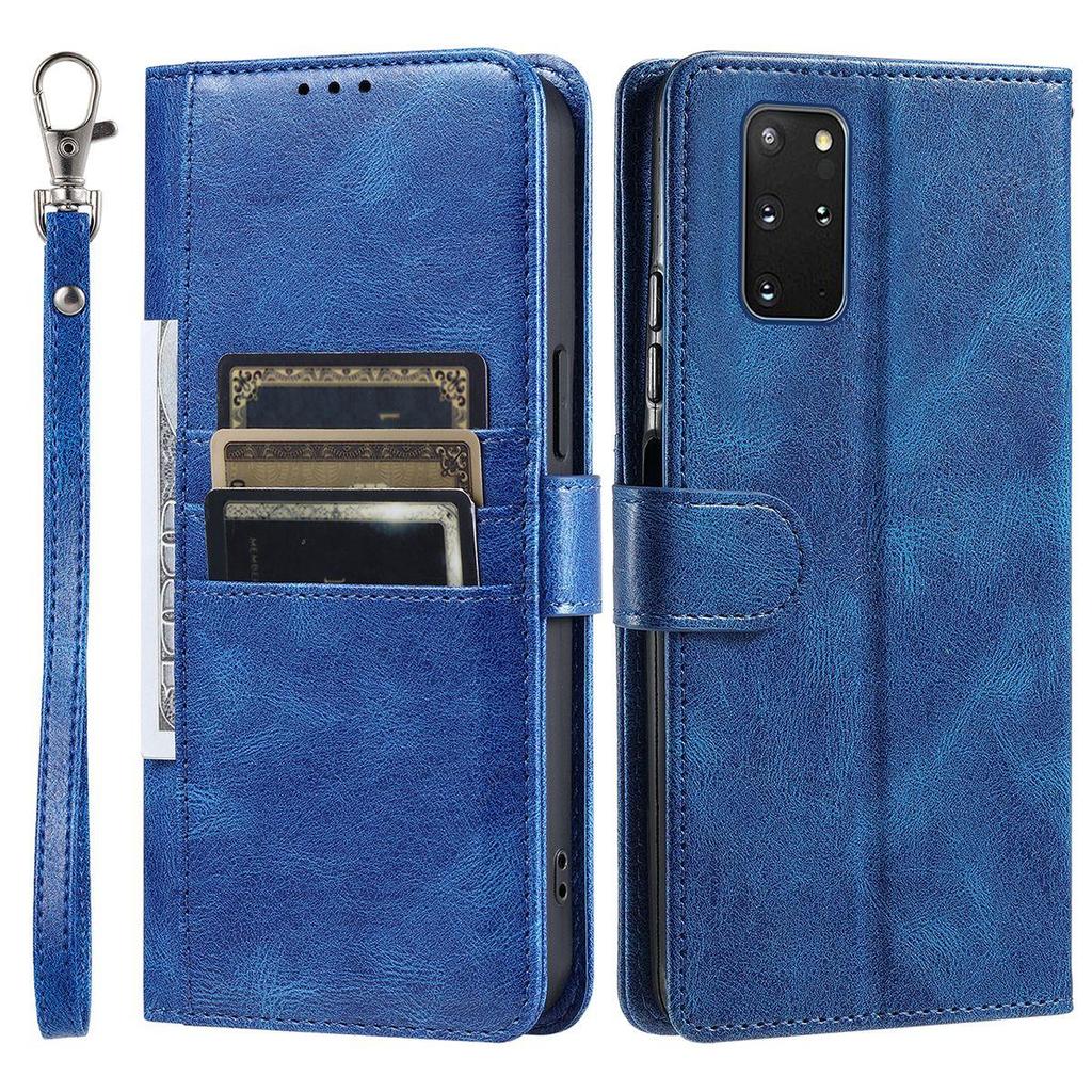 Cover for Samsung Galaxy S20+ Retro PU Leather Flip Wallet Phone Case Multi Card Slots