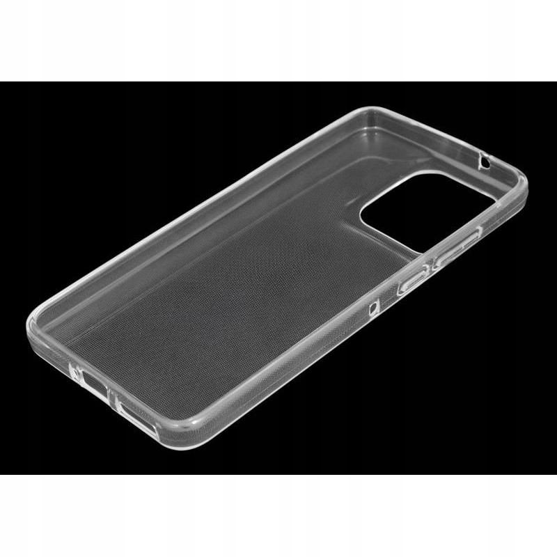 Case for Motorola EDGE 50 Neo TRANSPARENT REINFORCED SILICONE + 9H Glass