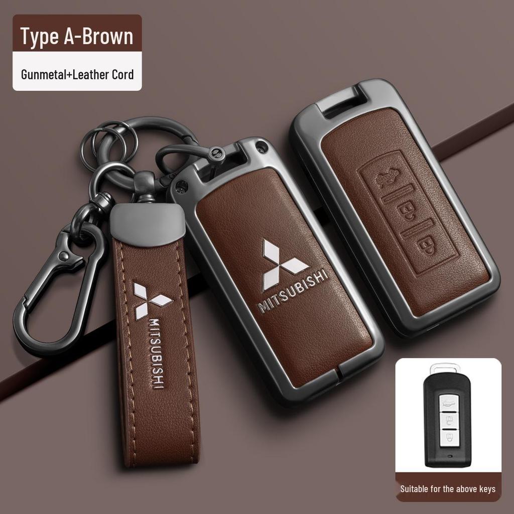 Mitsubishi Outlander/Eclipse/ASX/Pajero Key Case – High-Grade Shell Buckle