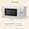 Small 20L Turntable Microwave Oven with Even Heating and Classic Mechanical Controls D20MXP01.