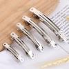 20pcs 10pcs Hair Clip for Girls Woman French Barrette Spring Hair Base Blank Bow Hairpin Automatic Hairclip Jewelry Making DIY
