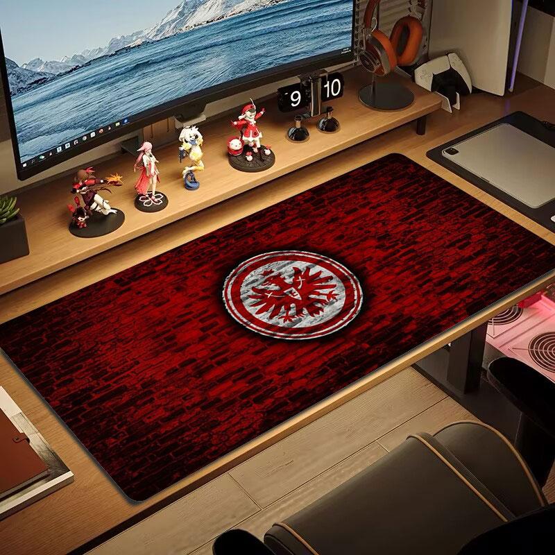 Eintracht Frankfurt Large Size Mouse Pad Large Gaming Table Cushion Non-slip Laptop Tablet Big Mousepad XXL Mat Mini PC Playmat With Lock Edge