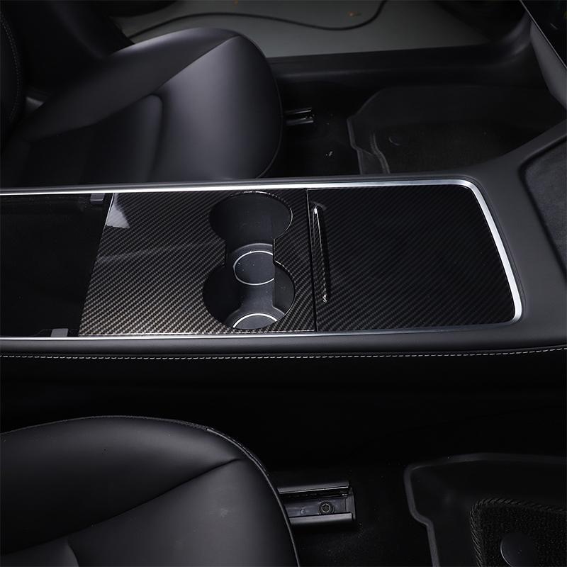For Tesla Model 3 Y - Car Central Control Panel Cover Trim Protection Retrofit Film Interior Decoration Console Sticker
