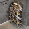 Stainless Steel Seasoning Rack Spice Rack, 2/3/4 Tier Condiment Organizer for Multi Layer Countertop, Multi-purpose Multi-Layer Bottle Holder Kitchen