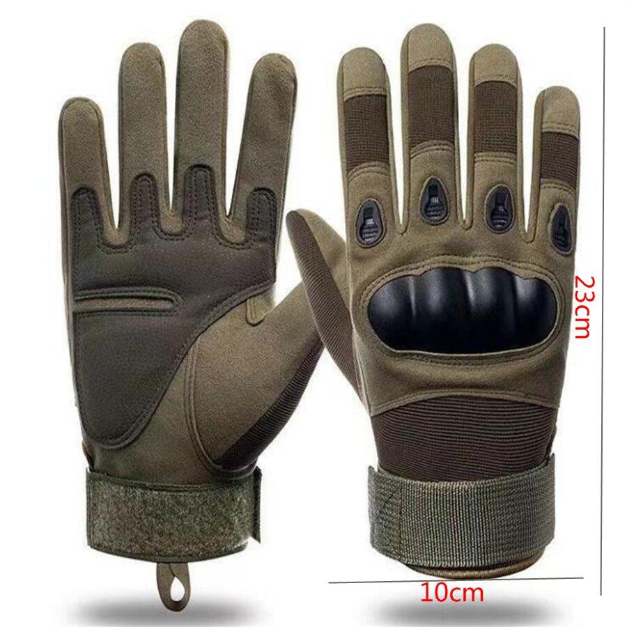 Touchscreen Tactical Full Finger Gloves Hard Knuckle for Outdoor Sports