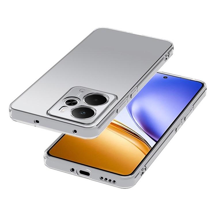 Dla Realme 14T 5G Pokrowiec na tył Ultracienki Elastyczny TPU Przezroczysty Pokrowiec na telefon
