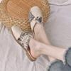 Guochao evening flat French temperament lazy one pedal new French gentle baotou half slippers female summer