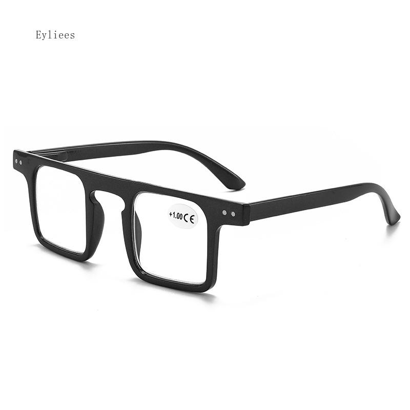 Neue Blaulichtfilter-Lesebrille für Herren und Damen, quadratischer Rahmen, hochwertige klassische Lesebrille, Brillengestell für Herren