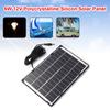 6W 12V DC5521 Camera Solar Panel Outdoor Home Surveillance Lighting Charger Kit