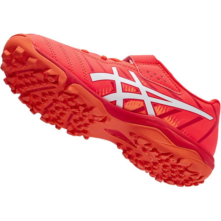 Asics Junior 7 7 TF Comfortable Versatile Support Low Top Soccer Shoes Kids Soccer Shoes Orange 1104A056-600
